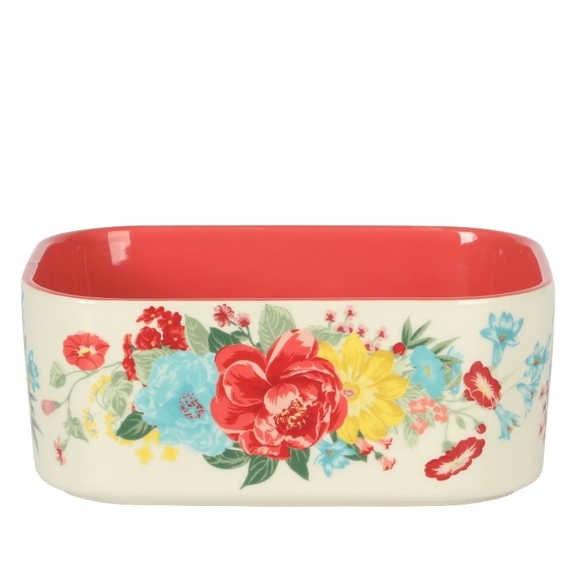 ❤️ New Pioneer Woman Fancy Flourish 6-Piece Ceramic Bake & Store - Picture 4 of 10